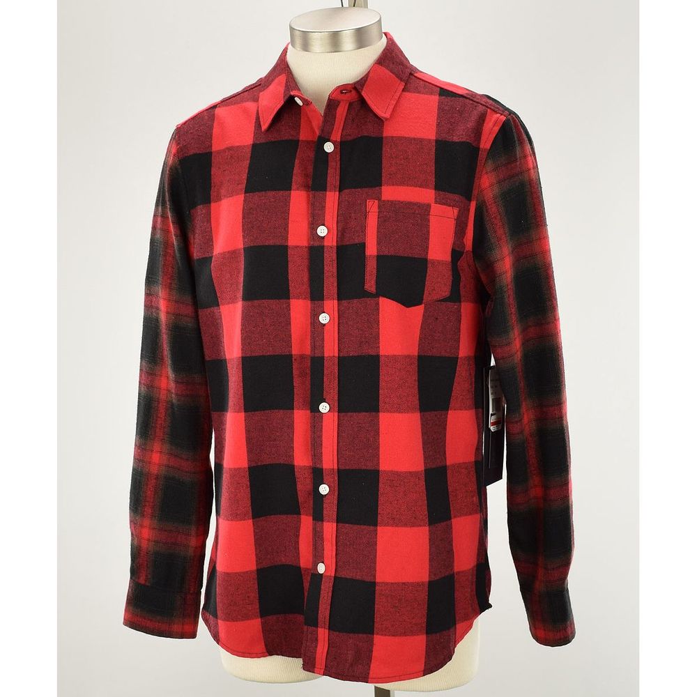THE NARROWS Red BUFFALO PLAID Flannel Shirt NWT